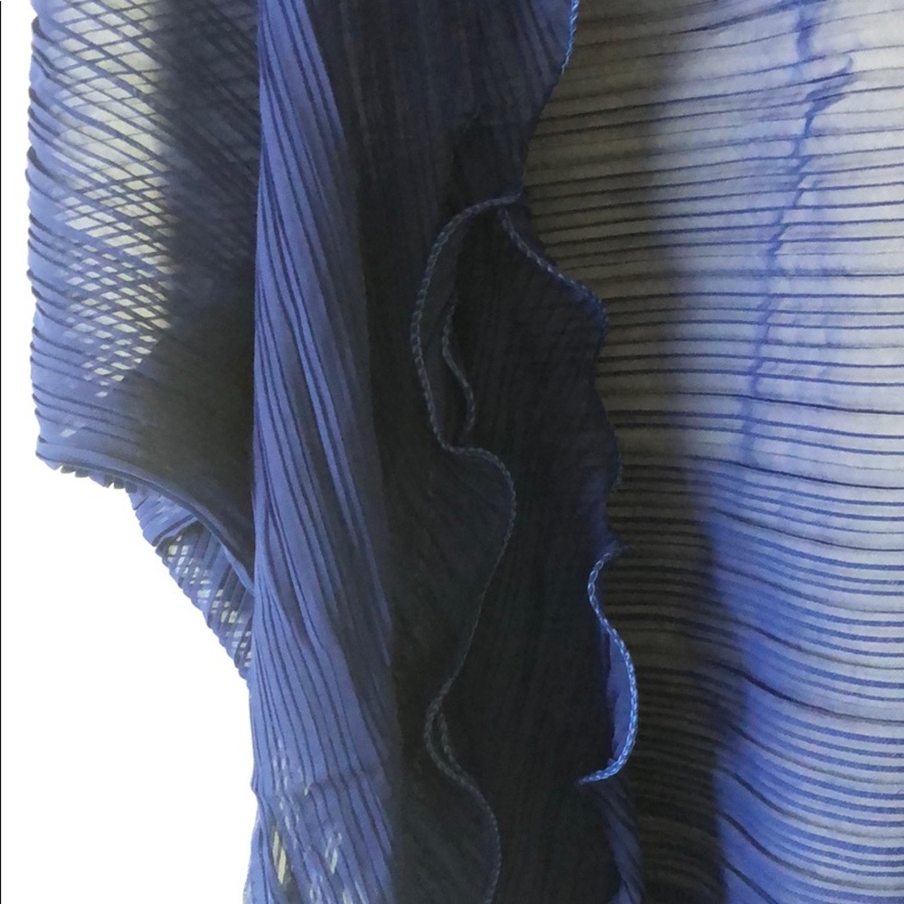 Royal Blue Summer Shawl - Picture 5 of 7